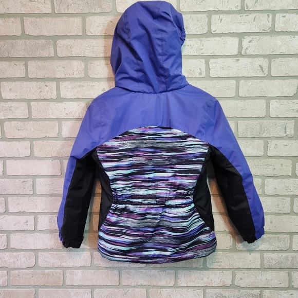 STOIC Girls Winter Coat Hooded Full Zip Jacket Fleece Lined Size Small 7-8 - Picture 12 of 14